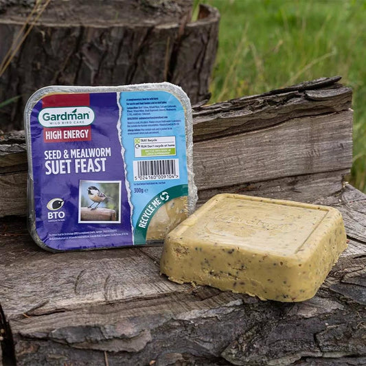 Gardman Seed & Mealworm Suet Feast