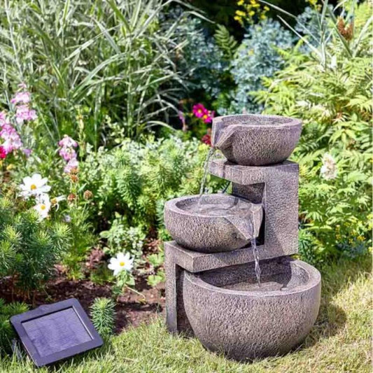 Genoa Cascade Solar Powered Water Feature