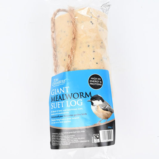 Giant Mealworm Suet Log
