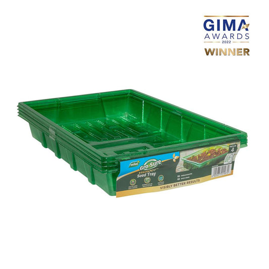 Gro-Sure Visiroot Seed Tray 4 Pk