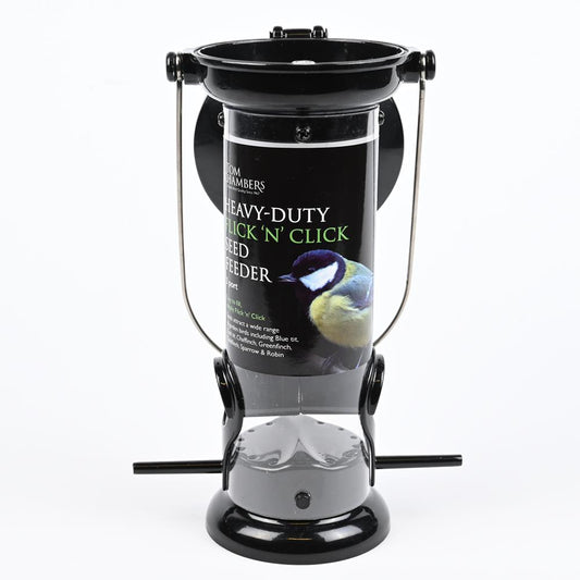 Heavy Duty Flick 'N' Click Seed Feeder 2 Port