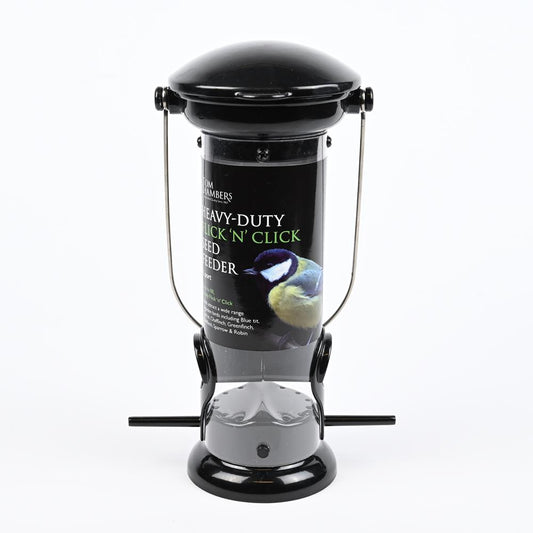 Heavy Duty Flick 'N' Click Seed Feeder 2 Port