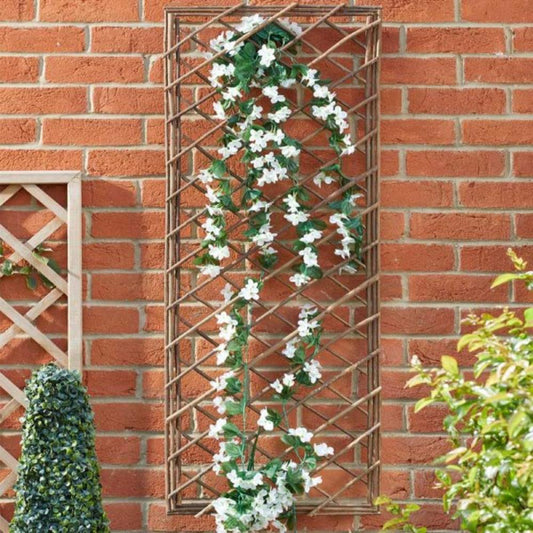 Heavy Duty Framed Willow Trellis Square 1.2X0.45M