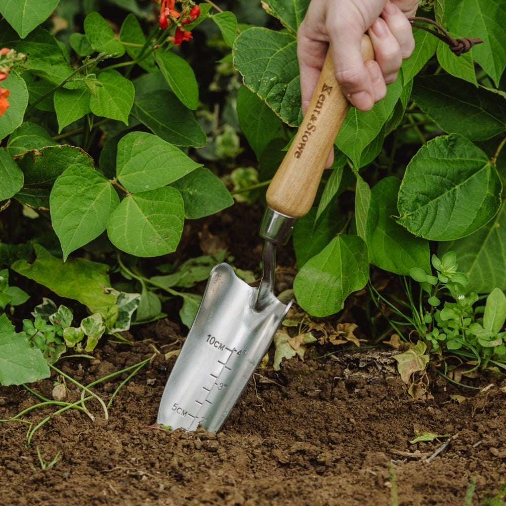 Kent & Stowe Hand Transplanting Trowel Stainless Steel