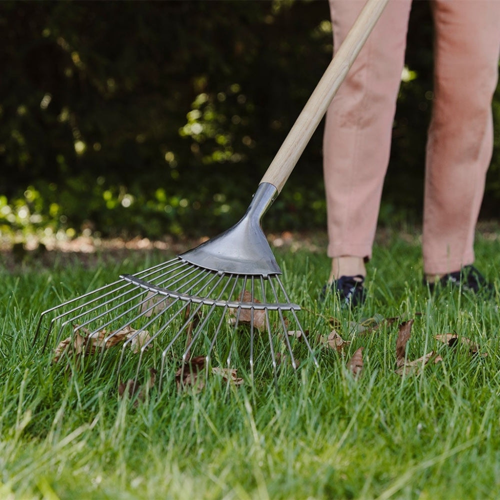 Kent & Stowe Leaf & Lawn Rake Stainless Steel