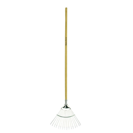 Kent & Stowe Leaf & Lawn Rake Stainless Steel