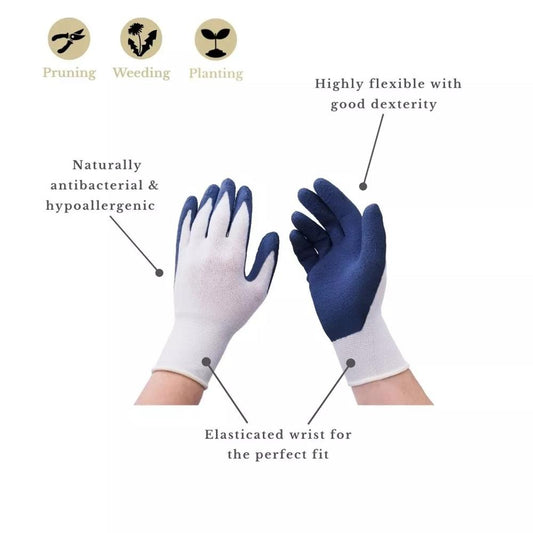 Kent & Stowe Bamboo Gloves Navy Large