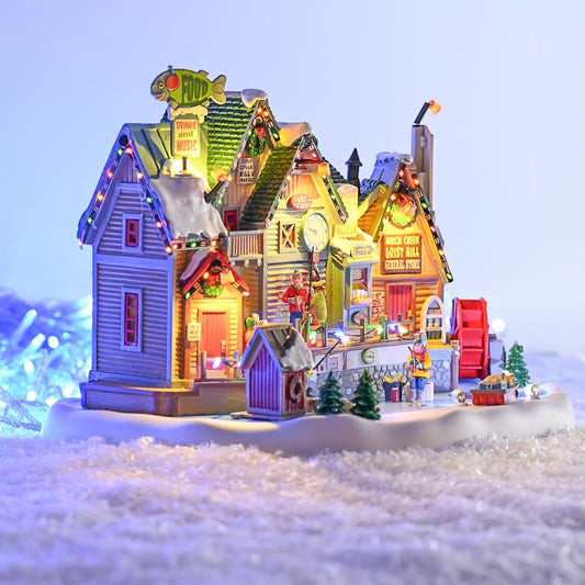 Lemax Christmas Village: Birch Creek Ice Fishing Festival