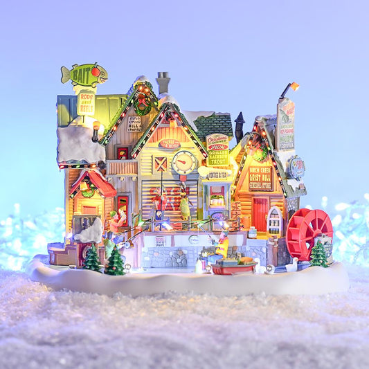 Lemax Christmas Village: Birch Creek Ice Fishing Festival