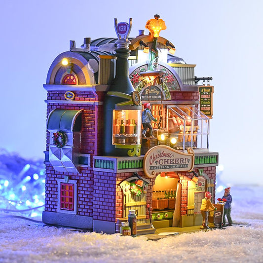 Lemax Christmas Village: Christmas Cheer Bottling Company
