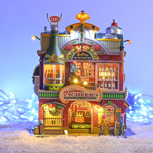 Lemax Christmas Village: Christmas Cheer Bottling Company