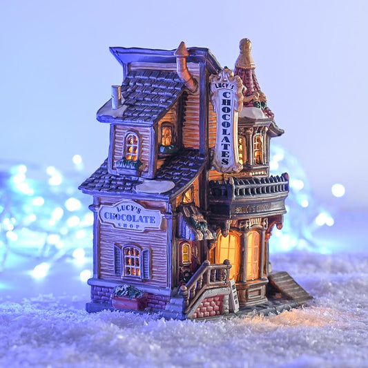Lemax Christmas Village: Lucy's Chocolate Shop