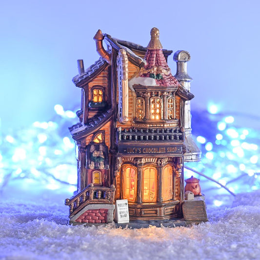 Lemax Christmas Village: Lucy's Chocolate Shop