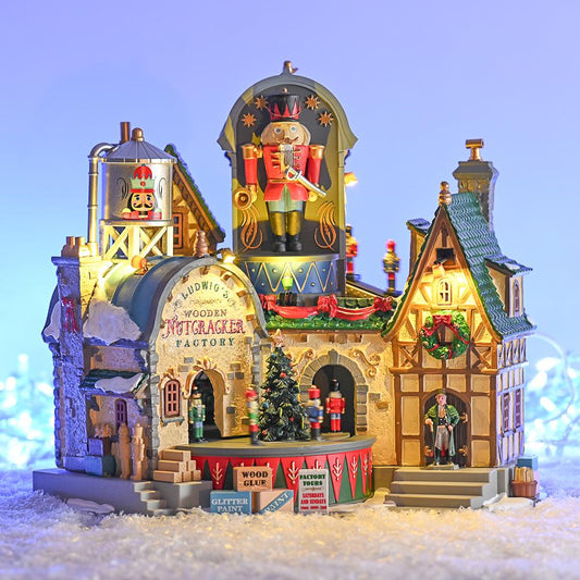 Lemax Christmas Village: Ludwig’s Wooden Nutcracker Factory