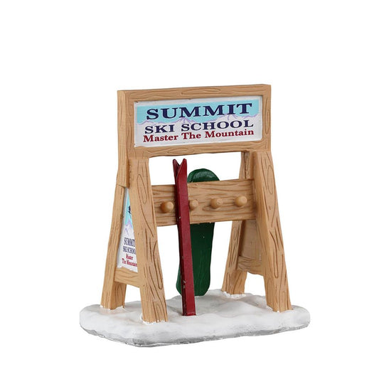 Lemax Christmas Village:  Ski Rack Sign
