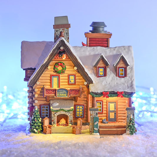 Lemax Christmas Village: Thicket Falls Cabin