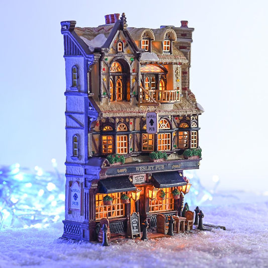 Lemax Christmas Village: Wesley Pub
