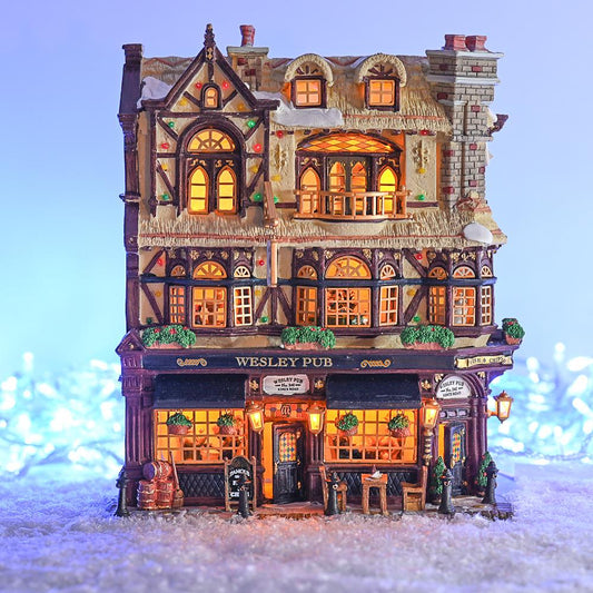 Lemax Christmas Village: Wesley Pub