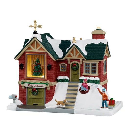 Lemax The Little Brick House Lighted Building