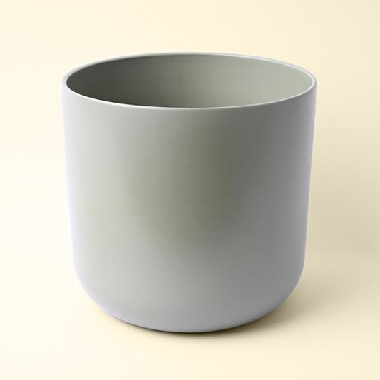 LISBON PLANTER SAGE H18.5CM D18.5CM