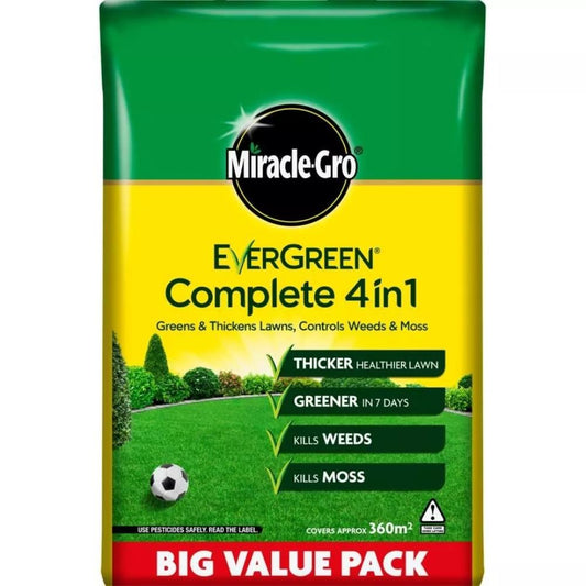 Miracle-Gro Complete 4 in 1 Lawn Treatment 360m²