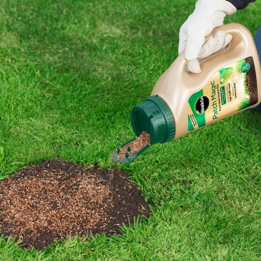Miracle-Gro Patch Magic Grass Seed, Feed & Coir 1015g