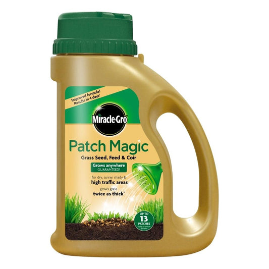 Miracle-Gro Patch Magic Grass Seed, Feed & Coir 1015g