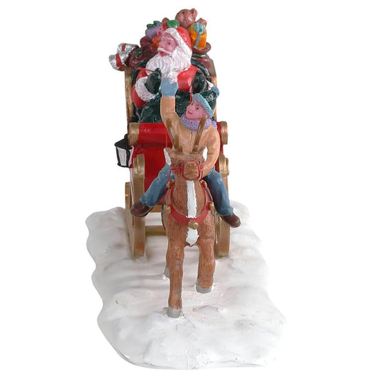 Model Christmas Village: Santa's Sleigh