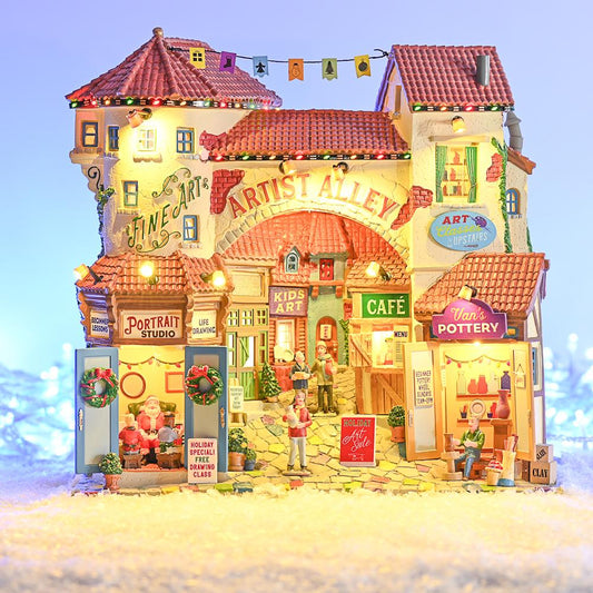 Model Christmas Villages: Artist Alley, B/O (4.5V)