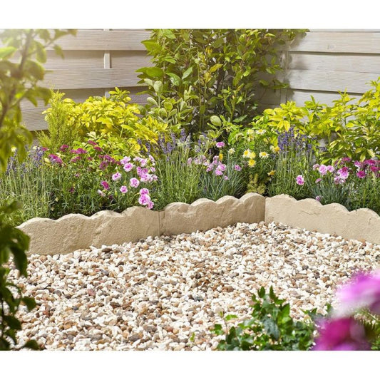 Natural Random Scalloped Edging East Sand