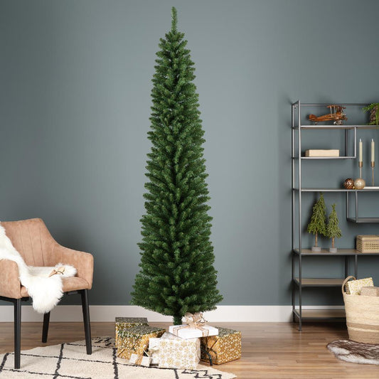 Pencil Pine 7ft Artificial Christmas Tree