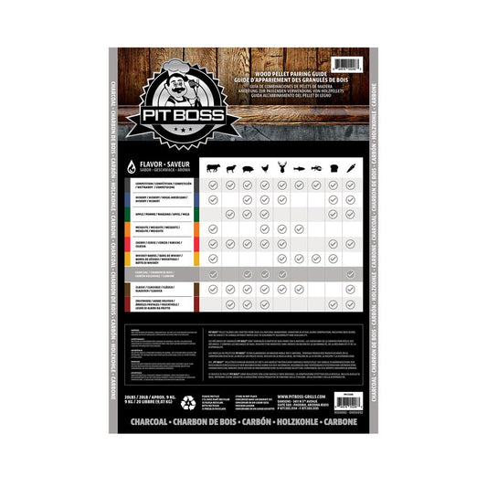 Pit Boss 9kg Charcoal Blend Hardwood Pellets