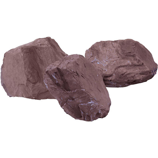 Plum slate rockery