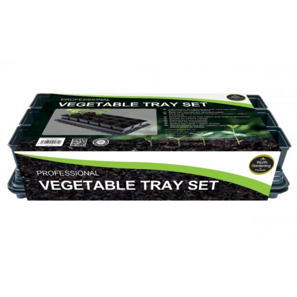 Professional Vegatable Tray 18 x 9cm Square Pots Tray