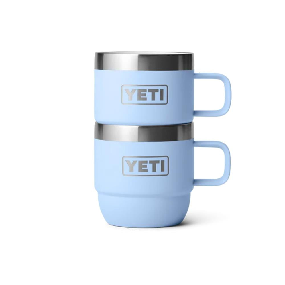Rambler 6oz (177ml) Stackable Mugs 2-pack Big Sky Blue