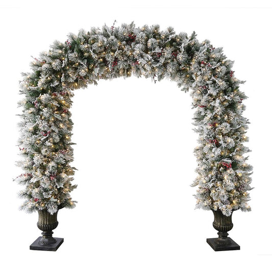 Snowy Bedford Pine 8.5ft Archway 900 LED