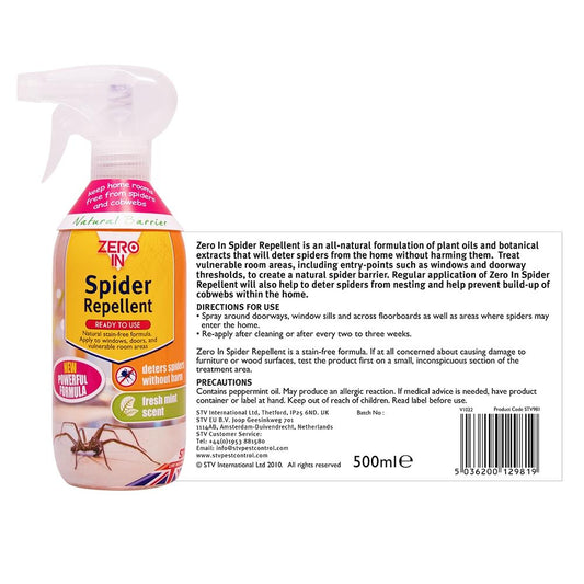 Spider Repellent - 500ml RTU Spray