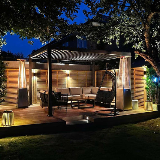 Titan Pergola 4x3m Rectangular Grey