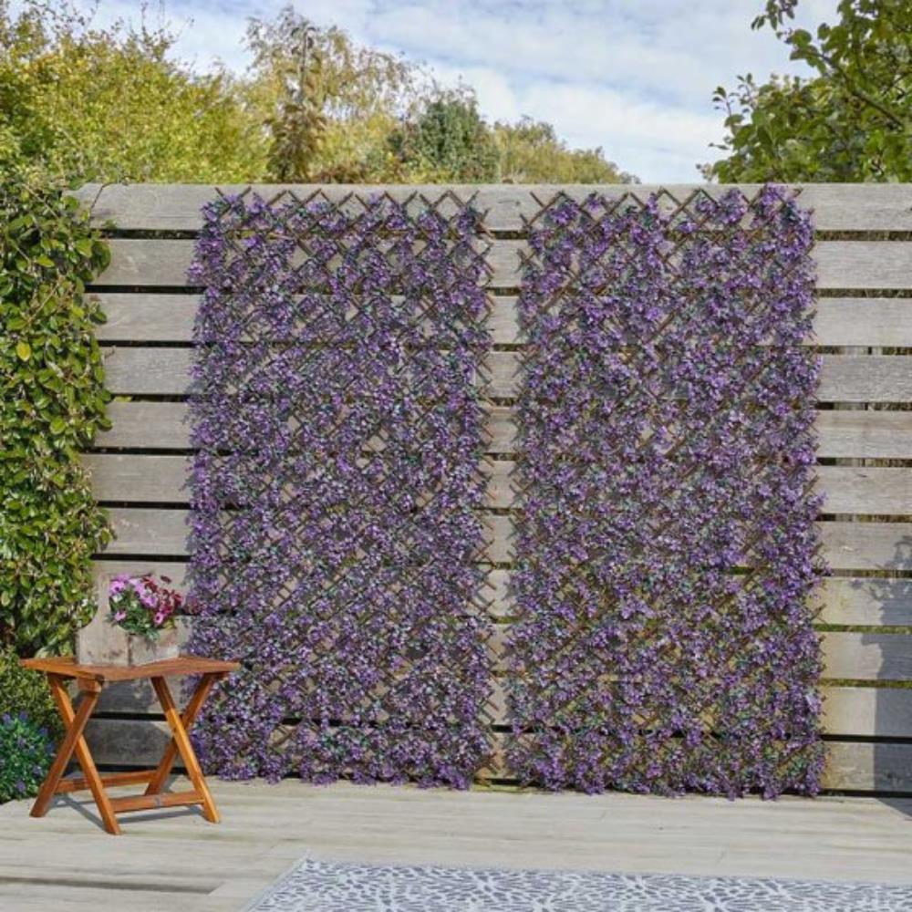 Vivid Violet Trellis 180 X 60 cm
