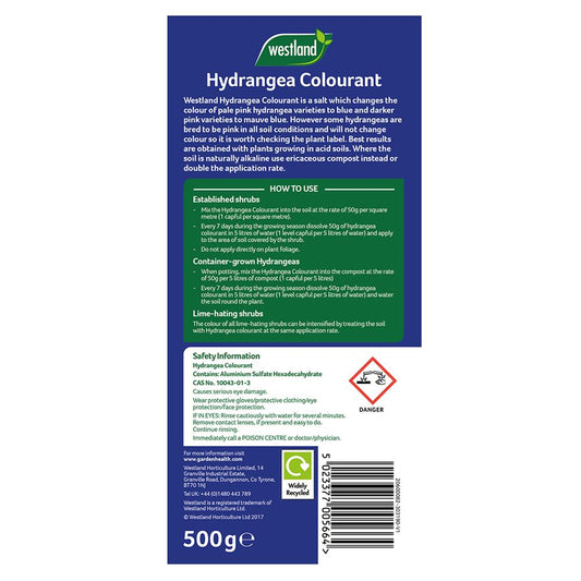 Westland Hydrangea Colourant 500G