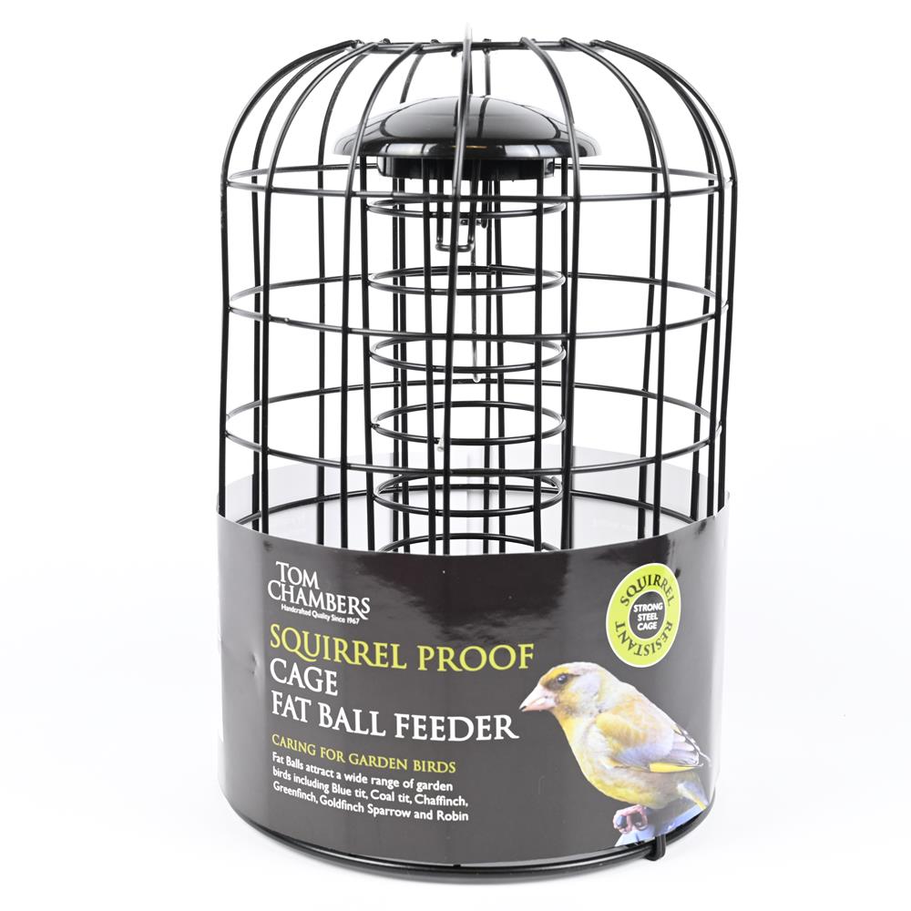 Squirrel Proof Cage Fat Ball Feeder Wild Bird Feeders Polhill