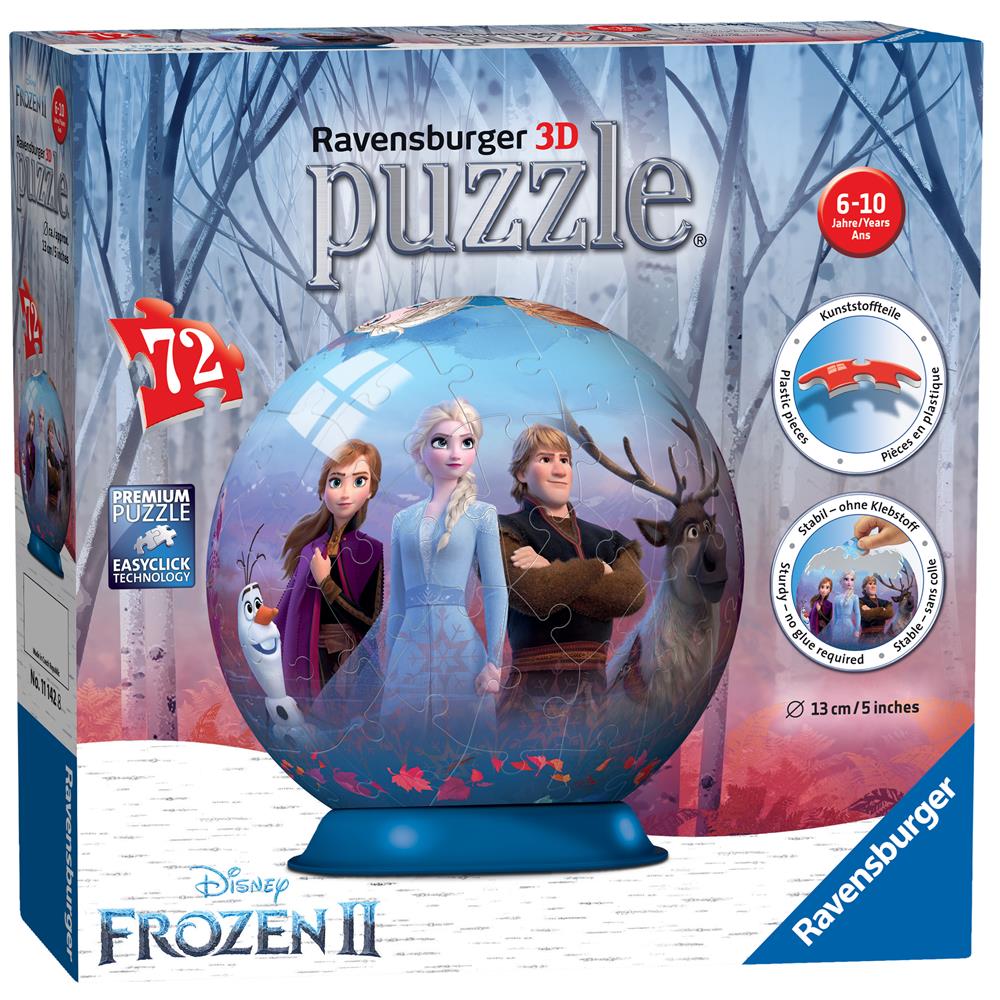 Frozen 2 3D Puzzle, 72pc Childrens Jigsaws Polhill Garden Centre