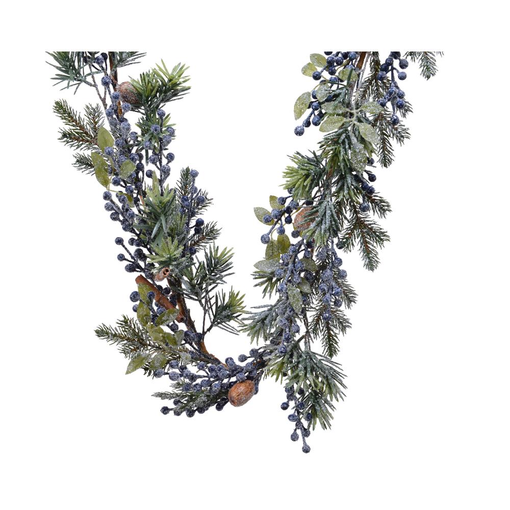 FROSTED GARLAND BLUE BERRY - Garlands - Polhill Garden Centre