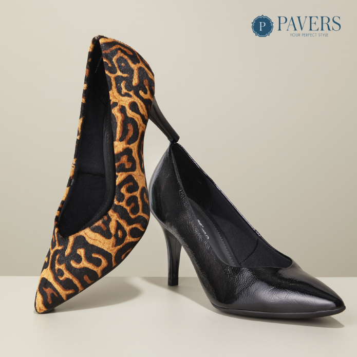 pavers black shoes