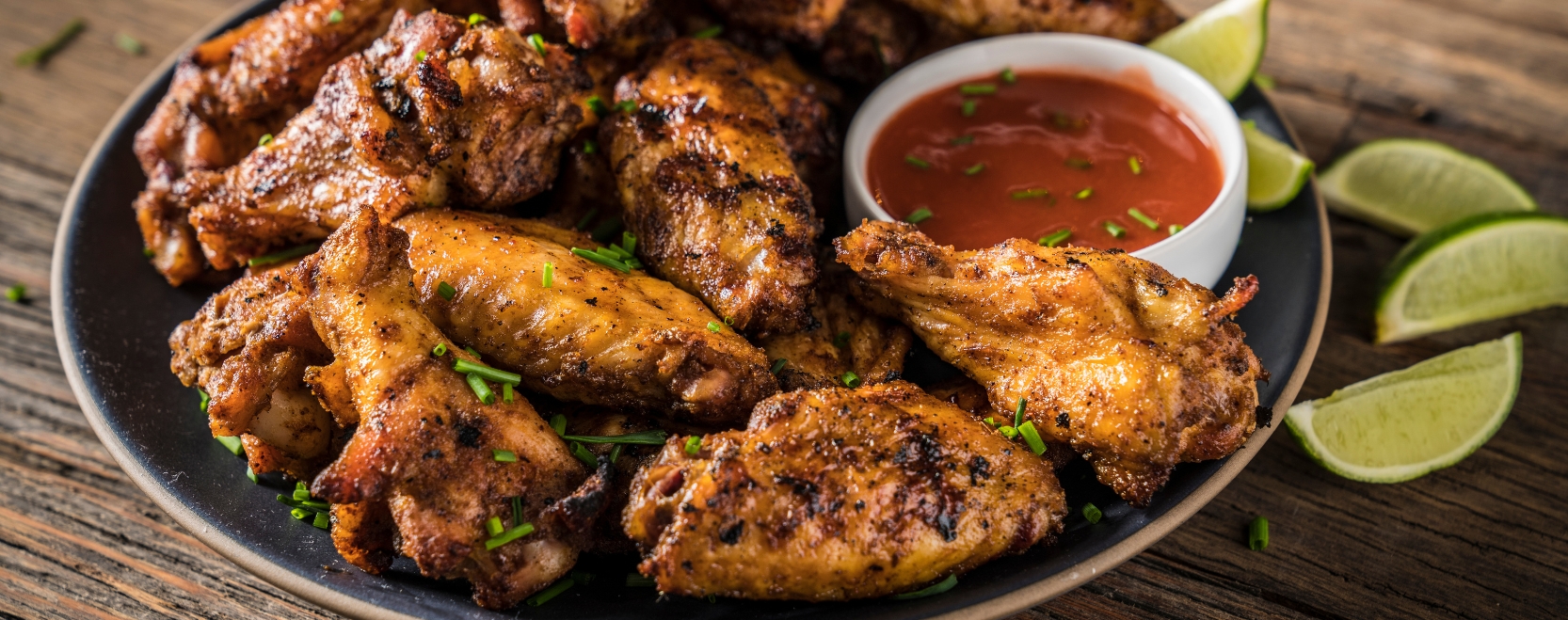Roasted Tequila and Lime Chicken Wings