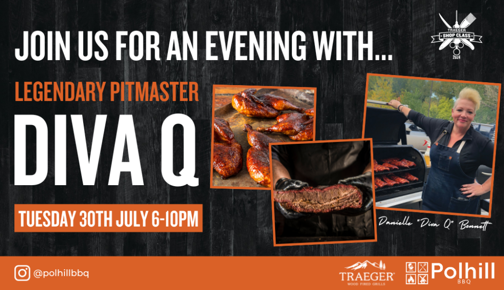 Join Us for an Evening of BBQ with Diva Q from Traeger