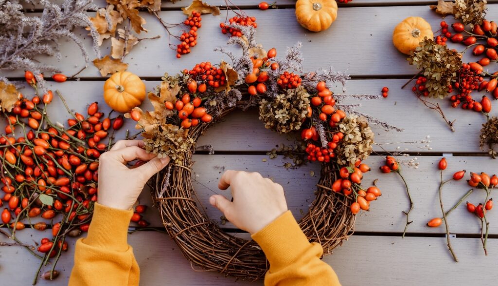 How to Create a Beautiful Autumn Wreath